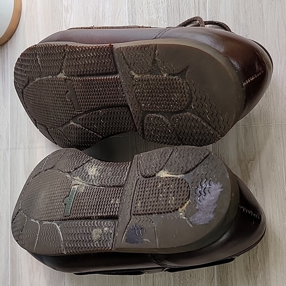 Hitchcock by Sebago 3 Eye Leather Moccasins/Oxford Boat Shoe Brown Sz 10 5E WIDE - Picture 12 of 13